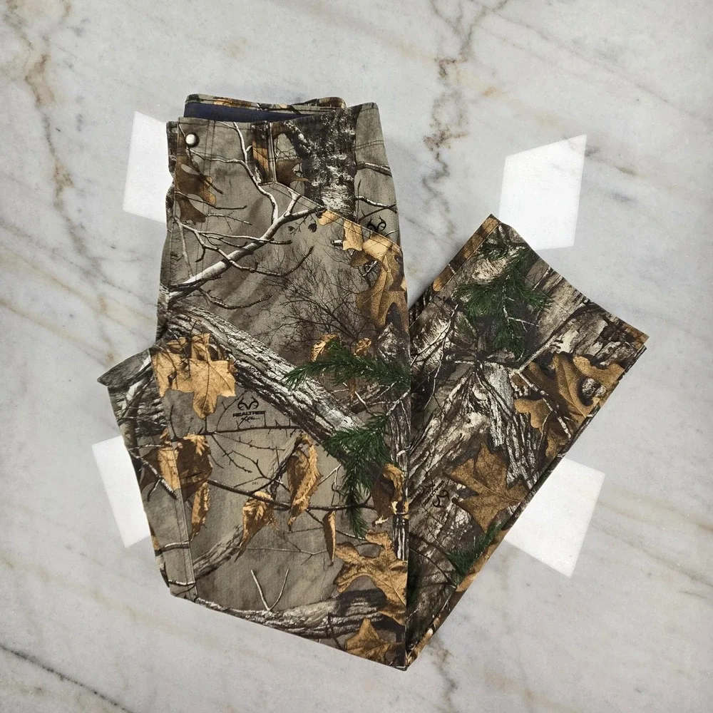 Under Armour Camo Hunting Pants Mens 36/34 Brown Realtree Xtra Outdoor Gorpcore